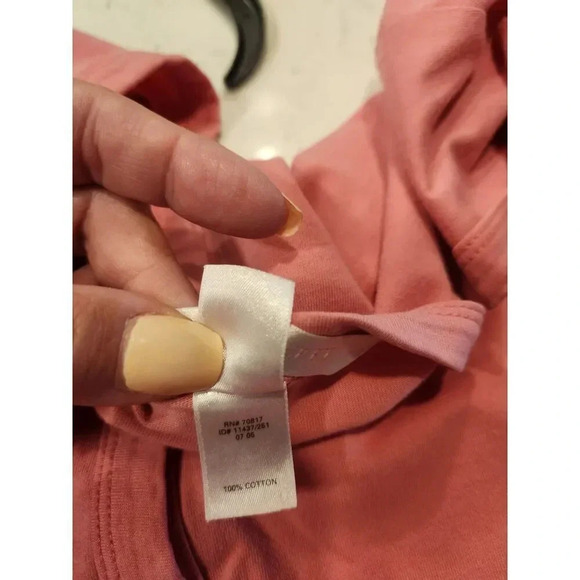 Vtg Victoria's Secret Light Weight Knit V-Neck Cardigan Pink 2005 - Sz S - Picture 7 of 8